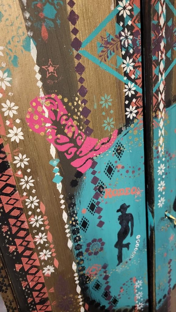 Boho/Artpiece/Kast/Eclectisch/Pop art/Kledingkast, Ophalen of Verzenden