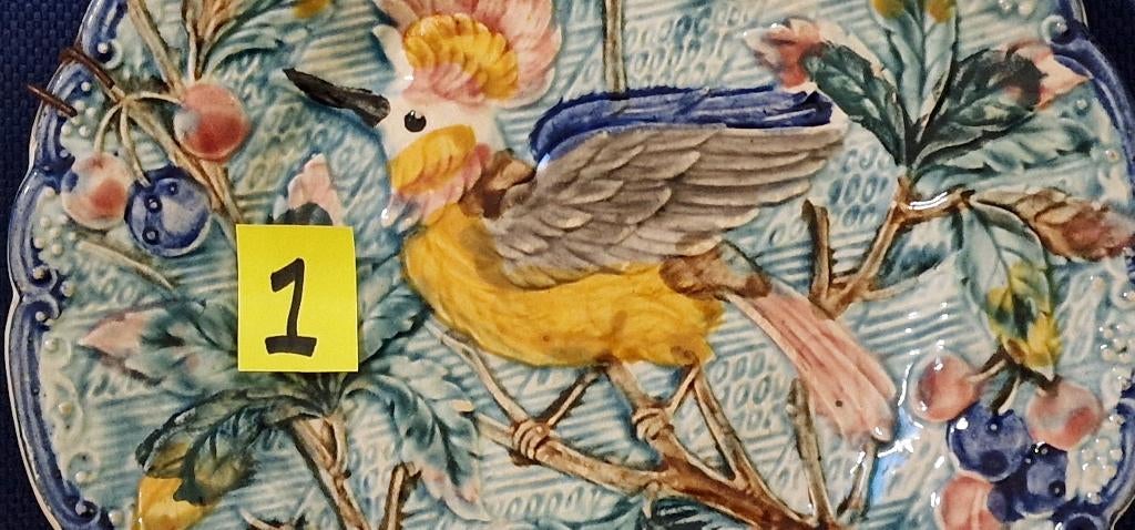 Paradijsvogel borden, Antiek en Kunst, Antiek | Wandborden en Tegels, Ophalen of Verzenden