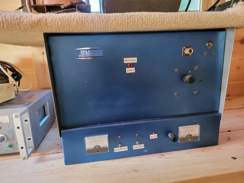 FM zender 50 watt R & S. Eindtrap Spaan dubbele 250 CX ( 1kw, Ophalen, Zo goed als nieuw, Zender