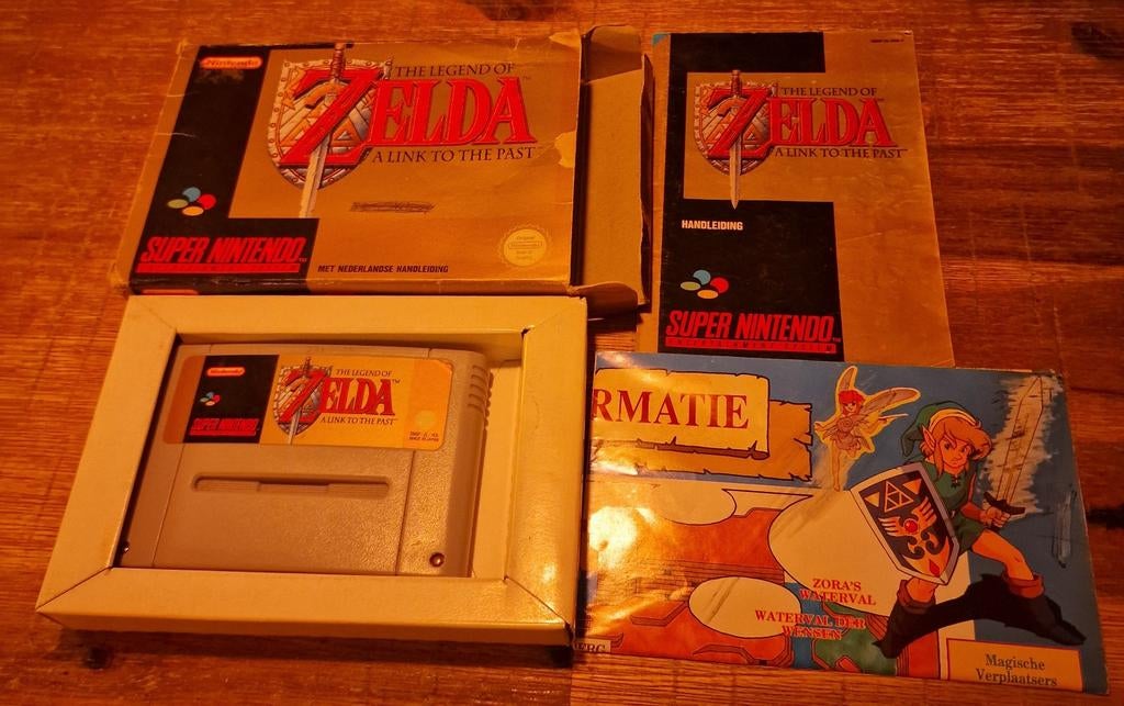 Zelda A Link to the Past SNES Compleet!, Spelcomputers en Games, Games | Nintendo Super NES, Avontuur en Actie, Gebruikt, 1 speler