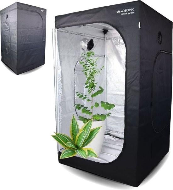 Kweekset compleet inc LED licht & afzuiging 100x100x180, Ophalen of Verzenden, Zo goed als nieuw, Kweektent