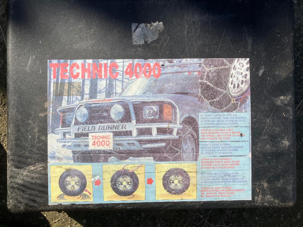 sneeuwketting Technic 4000, Ophalen, Gebruikt