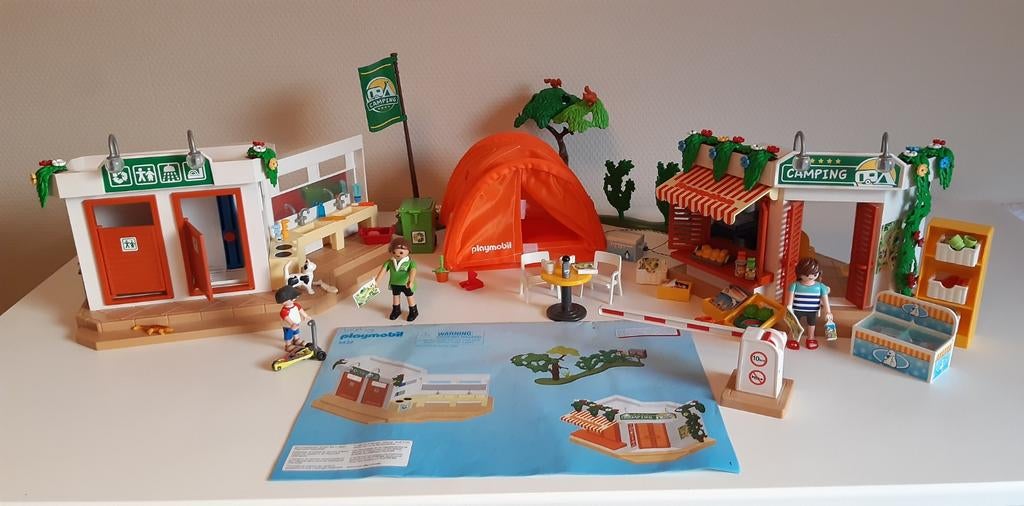 Playmobil 5432 Camping met receptie. (Set 160), Kinderen en Baby's, Speelgoed | Playmobil, Ophalen of Verzenden, Zo goed als nieuw