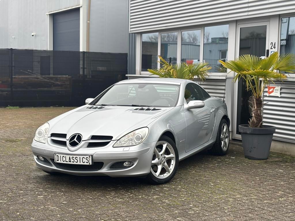 Mercedes-Benz SLK200 Handgeschakeld 2005!!, Achterwielaandrijving, Zwart, 4 cilinders, 1796 cc