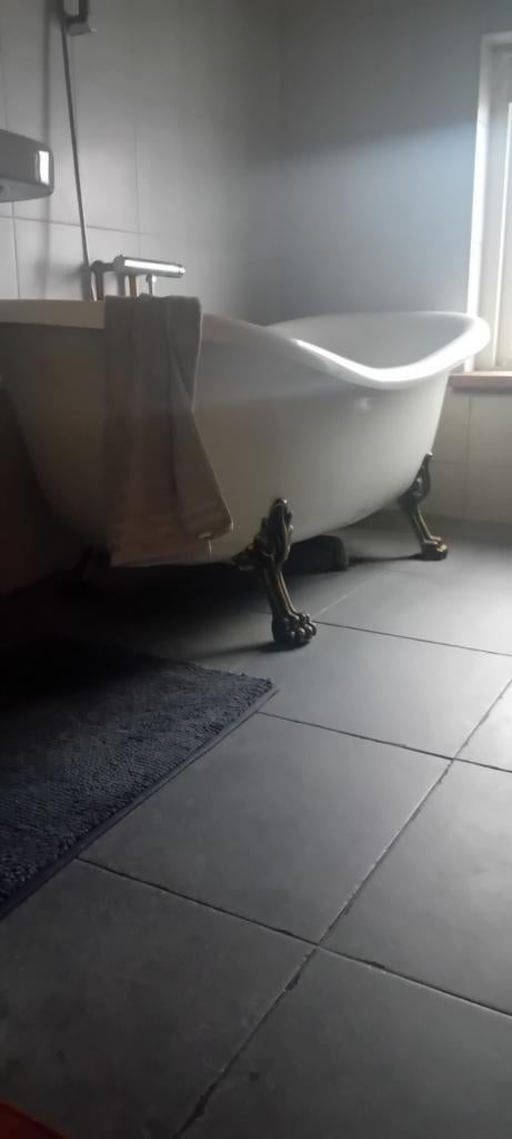 Vrijstaand bad op pootjes 190 cm – klassiek/vintage, Huis en Inrichting, Badkamer | Complete badkamers, Ophalen, Gebruikt, Met bad