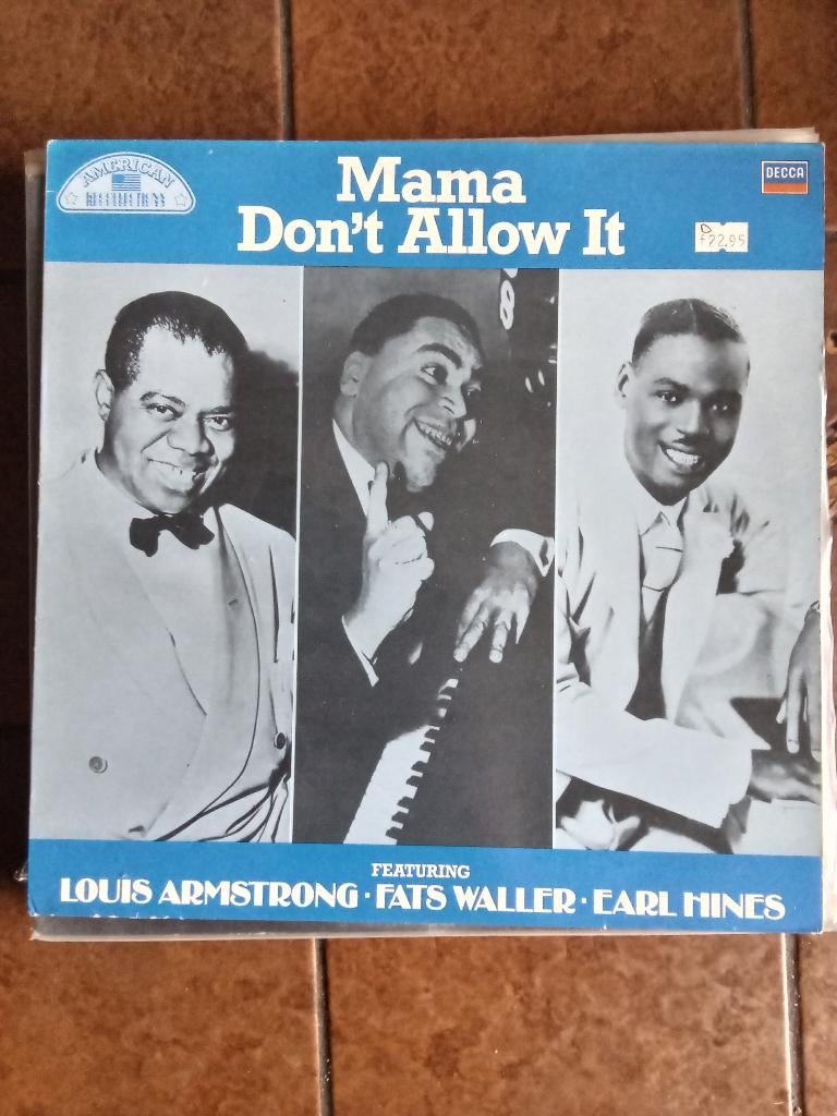 Louis Armstrong, Fats Waller, Earl Hines, Cd's en Dvd's, Vinyl | Jazz en Blues, Gebruikt, 1980 tot heden, Ophalen of Verzenden