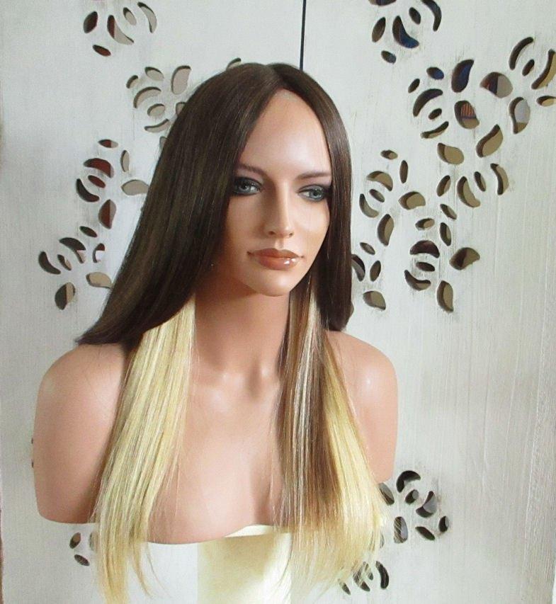 Bijzonder mooie echt lijkende pruik van synthetisch haar, Ophalen of Verzenden, Nieuw, Pruik of Haarverlenging