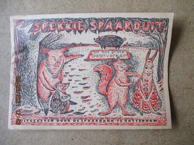 adv0212 spekkie spaarduit 2, Boeken, Eén stripboek, Ophalen, Gelezen