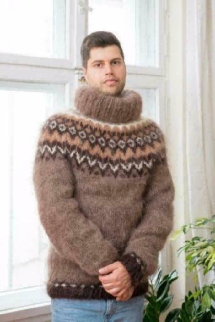 IJSLANDSE MOHAIR TRUI TE KOOP GEVRAAGD, Ophalen of Verzenden, Zo goed als nieuw, Maat 56/58 (XL), Overige kleuren