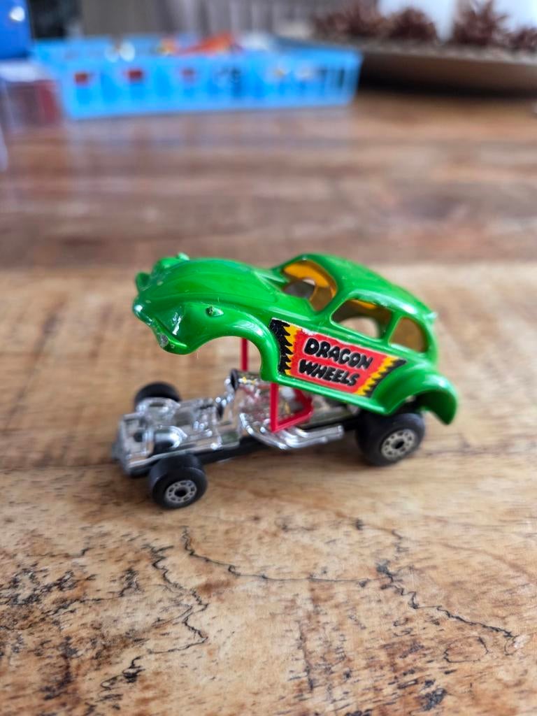 Dragon Wheels Kever #43 Matchbox 1972, Gebruikt, Auto, ., Ophalen of Verzenden
