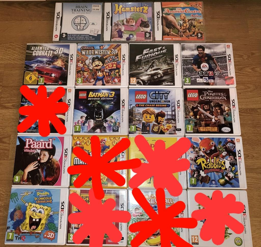 Nintendo 3DS Games [Vanaf €6,-] (New 2DS XL) ACTIE: 3=2!, Gekoppelde computers, 1 speler, Ophalen of Verzenden, Zo goed als nieuw