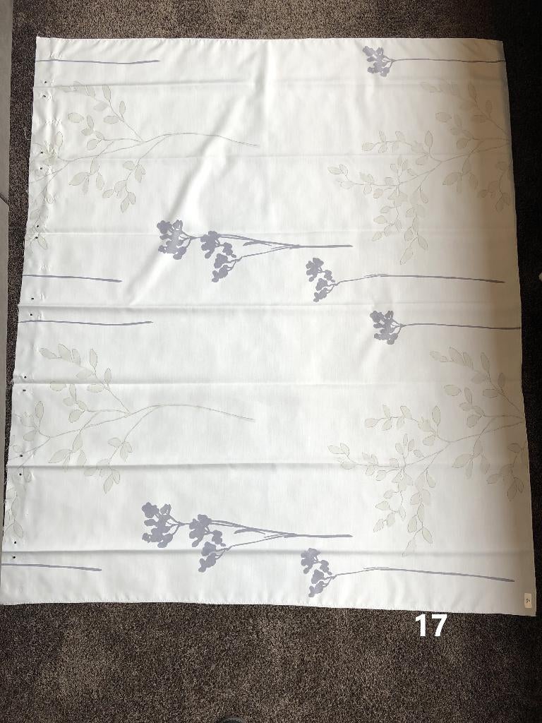 Lap stof Artelux Vera 140 x 110 cm gordijnstof inbetween, Wit, Ophalen of Verzenden, Zo goed als nieuw, 30 tot 120 cm