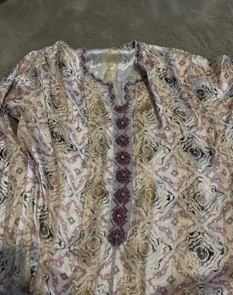 Marokkaanse handgemaakte randa, Ophalen of Verzenden, Zo goed als nieuw, Roze, Maat 36 (S)