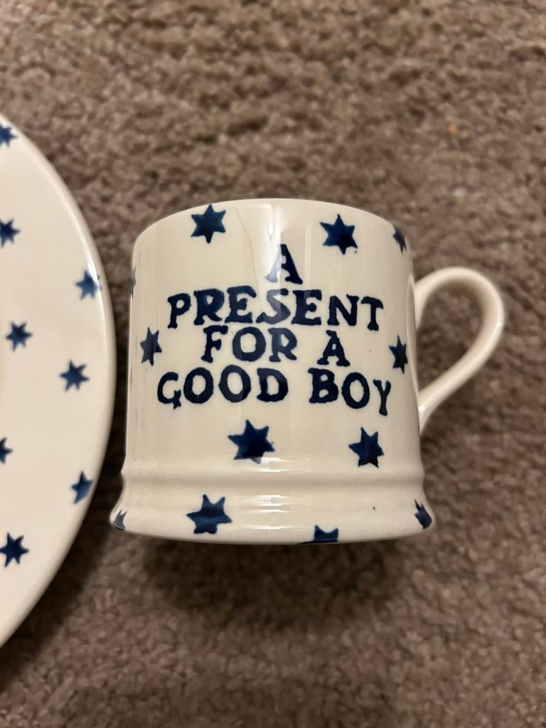 EMMA BRIDGEWATER PRESENT FOR A GOOD BOY 💙, Overige typen, Ophalen of Verzenden, Zo goed als nieuw, Overige stijlen