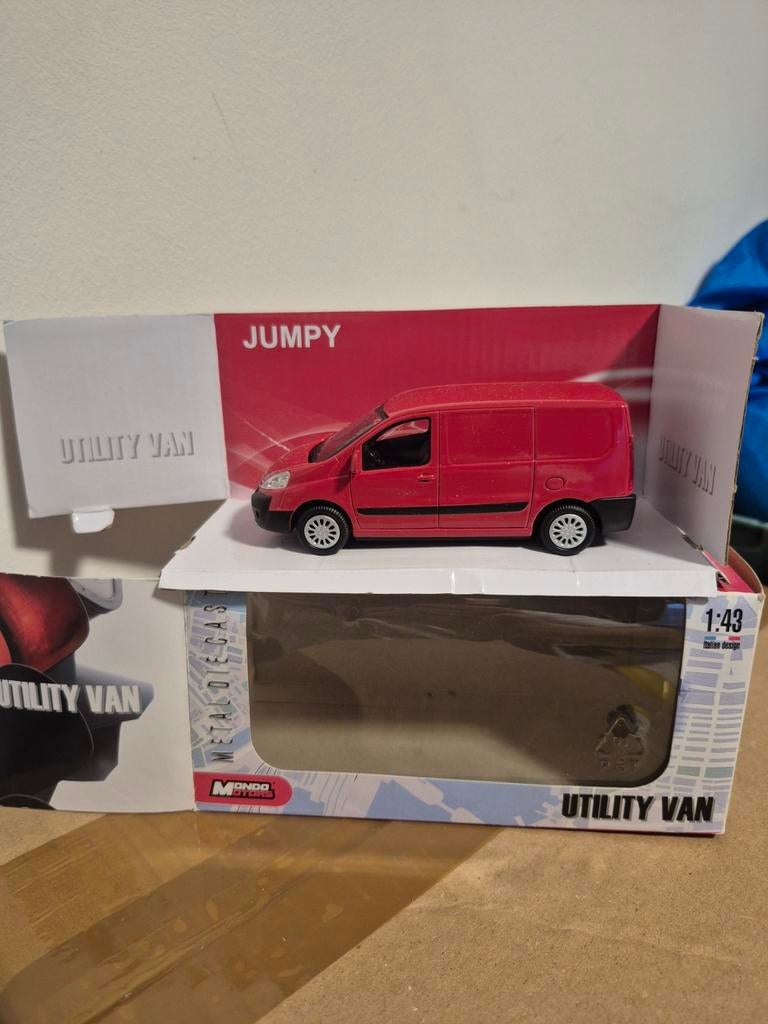 Citroen jumpy rood 1;43 ovp, Ophalen of Verzenden, Nieuw, Bus of Vrachtwagen, Overige merken