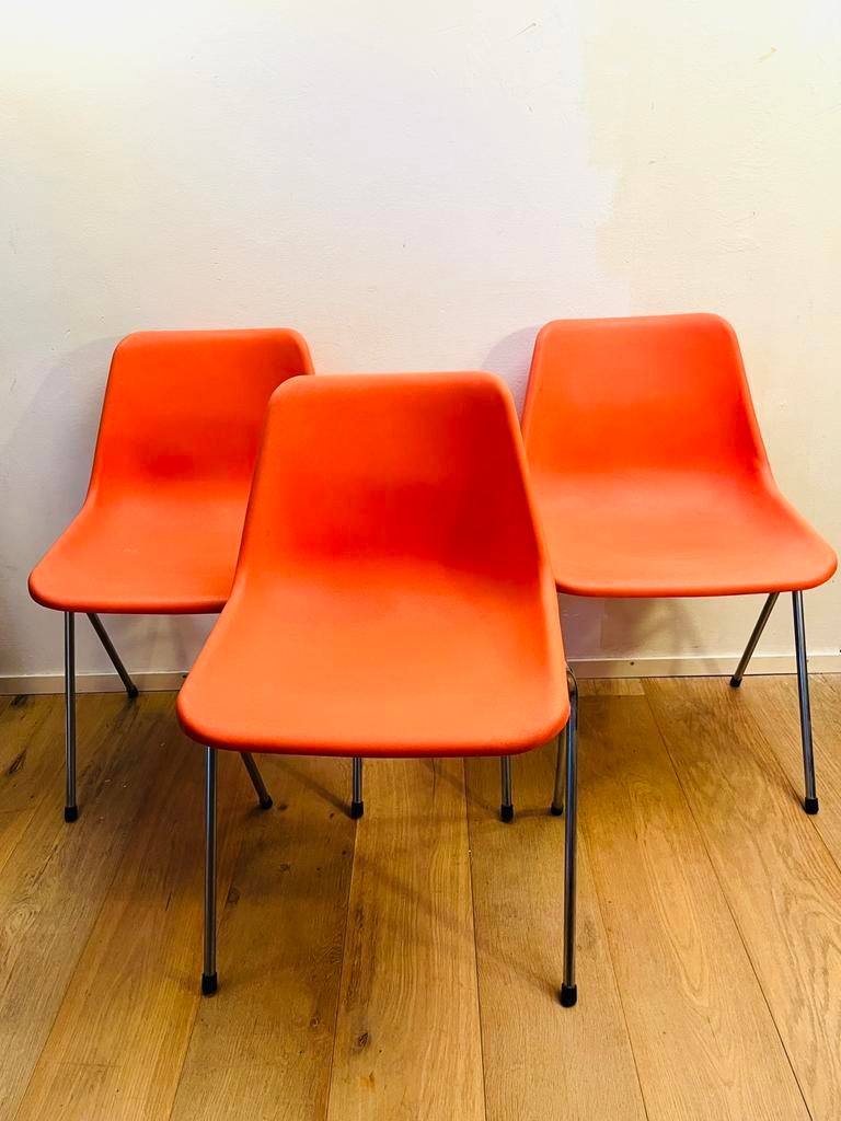 ROBIN DAY. “Mark I”, stoelen, 6 stuks, Ophalen of Verzenden, Zo goed als nieuw, Kunststof, Eén