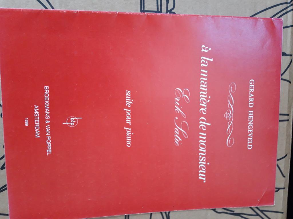 Gerard Hengeveld - À la manière de monsieur Erik Satie, Ophalen of Verzenden