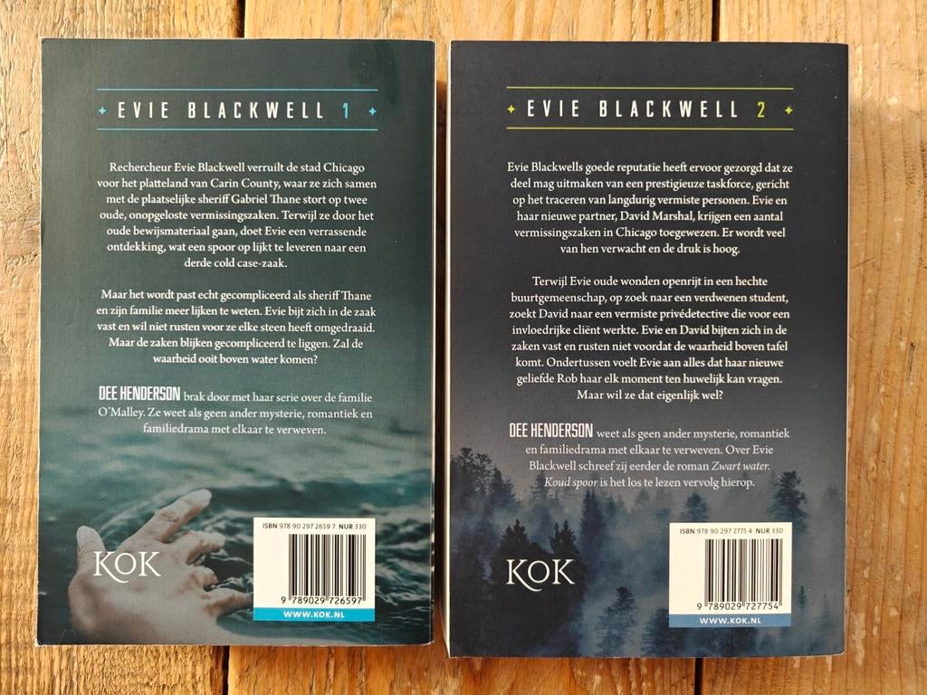 2 Delige serie ' Evie Blackwell', Ophalen of Verzenden, Zo goed als nieuw