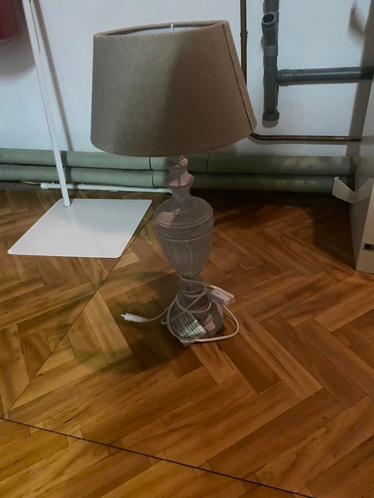 Lampenvoet en kap, Ophalen, Zo goed als nieuw, Minder dan 50 cm