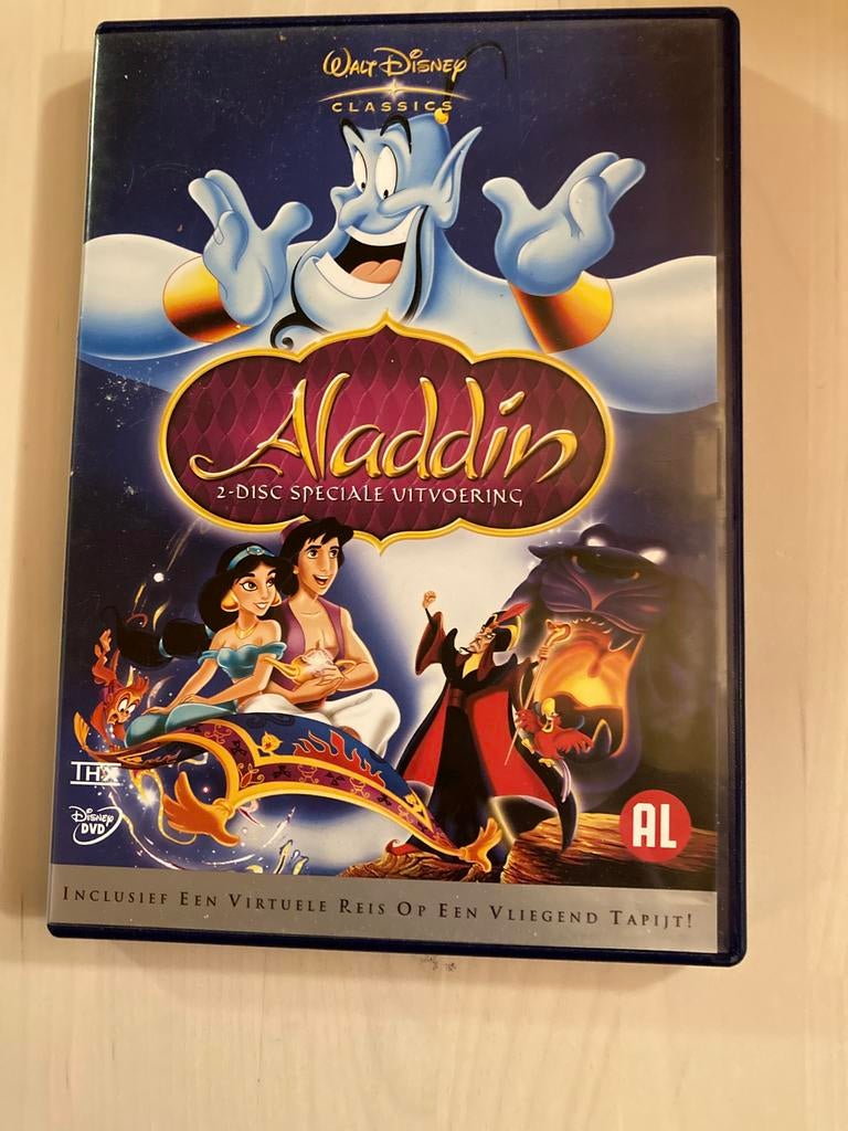 Disney dvd aladdin, Tekenfilm, Ophalen of Verzenden, Zo goed als nieuw, Alle leeftijden