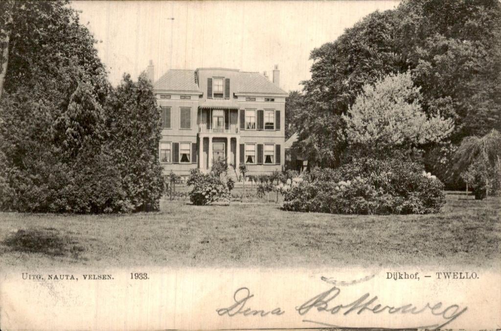 Dijkhof- Twello, Ophalen of Verzenden, Voor 1920, Gelopen, Gelderland