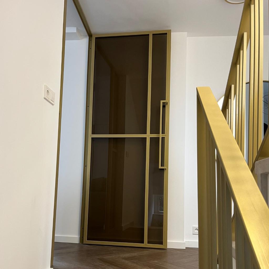 Gouden Stalen Deuren diversen projecten, Ophalen, 80 tot 100 cm, 215 cm of meer, Binnendeur
