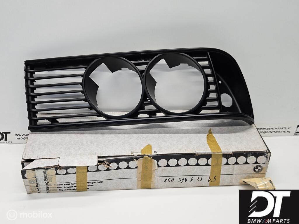 Grille links BMW 6-serie E24 51131965037, Auto-onderdelen, Carrosserie en Plaatwerk, Nieuw, Ophalen of Verzenden, BMW, BMW