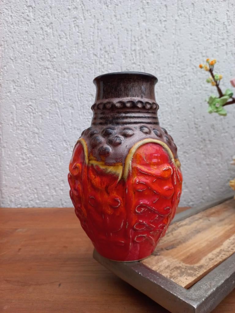 Mooie vintage vaas. Bay Keramiek. Retro, Ophalen of Verzenden