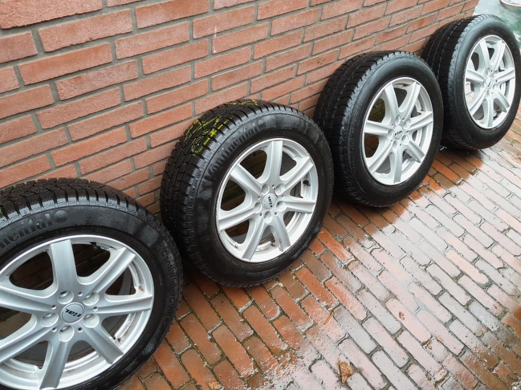 Winterbanden met velg 16 inch, Ophalen