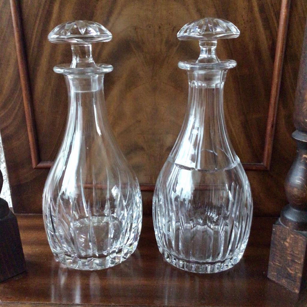 2 Leerdam karaffen., Antiek en Kunst, Antiek | Glas en Kristal, Ophalen of Verzenden