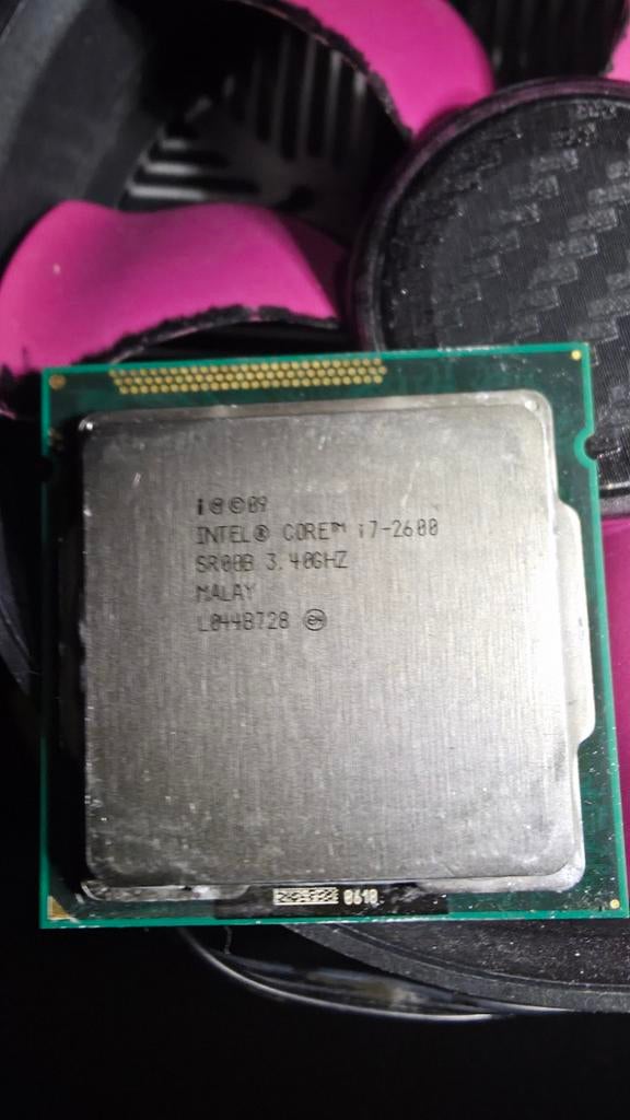 Intel Core i7-2600 3.4GHz CPU met Koeler, Computers en Software, Processors, Gebruikt, Intel Core i7-2700, 4-core, Ophalen of Verzenden