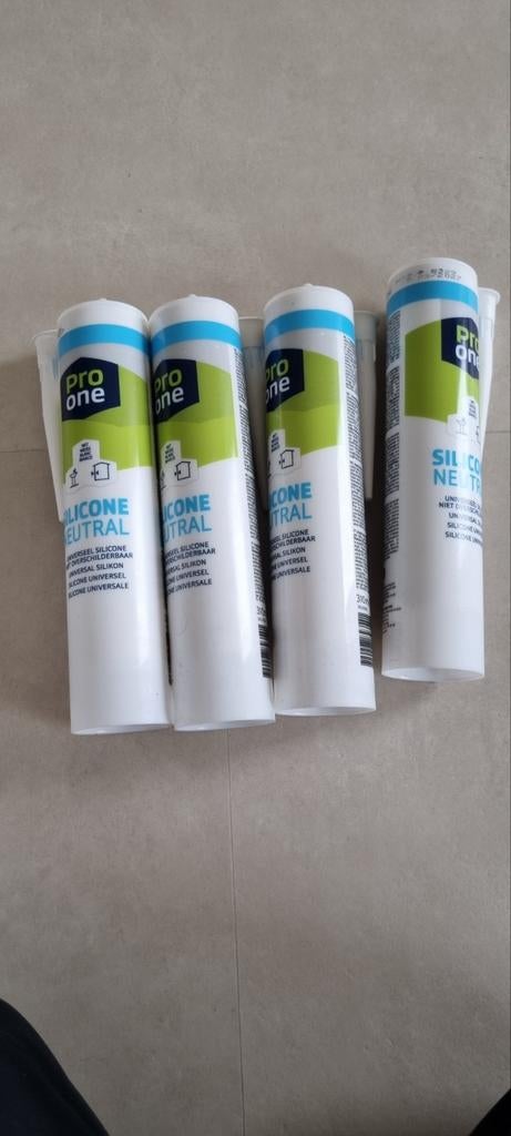 Siliconenkit en Bison Sanitair Kit - Nieuw/Halfvol, Doe-het-zelf en Verbouw, Isolatie en Afdichting, Nieuw, Overige materialen