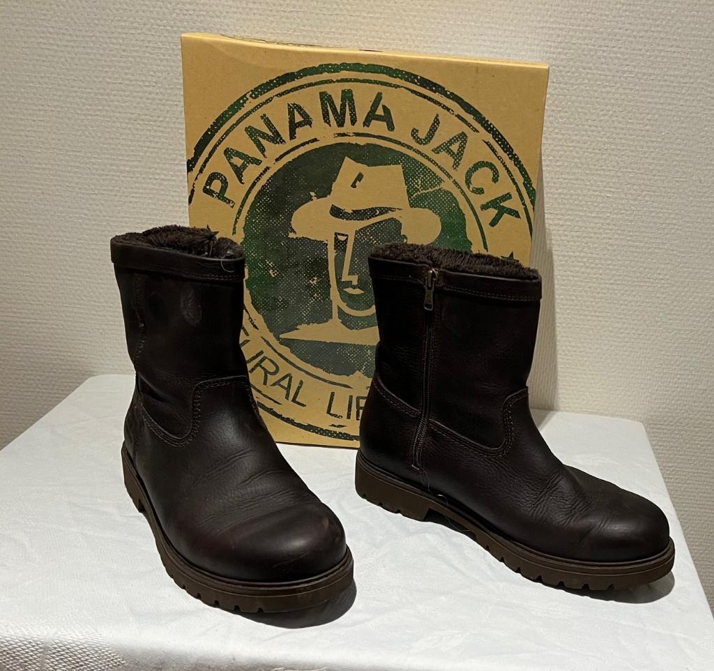 Panama Jack Heren half hoge leren laars maat 41 bruin, Bruin, Boots, Nieuw, Ophalen of Verzenden