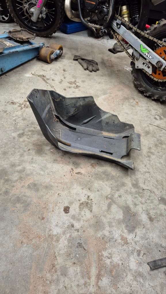 KTM Skid Plate / Mud Guard 450 530 EXC 2009-2011, Ophalen of Verzenden, Gebruikt