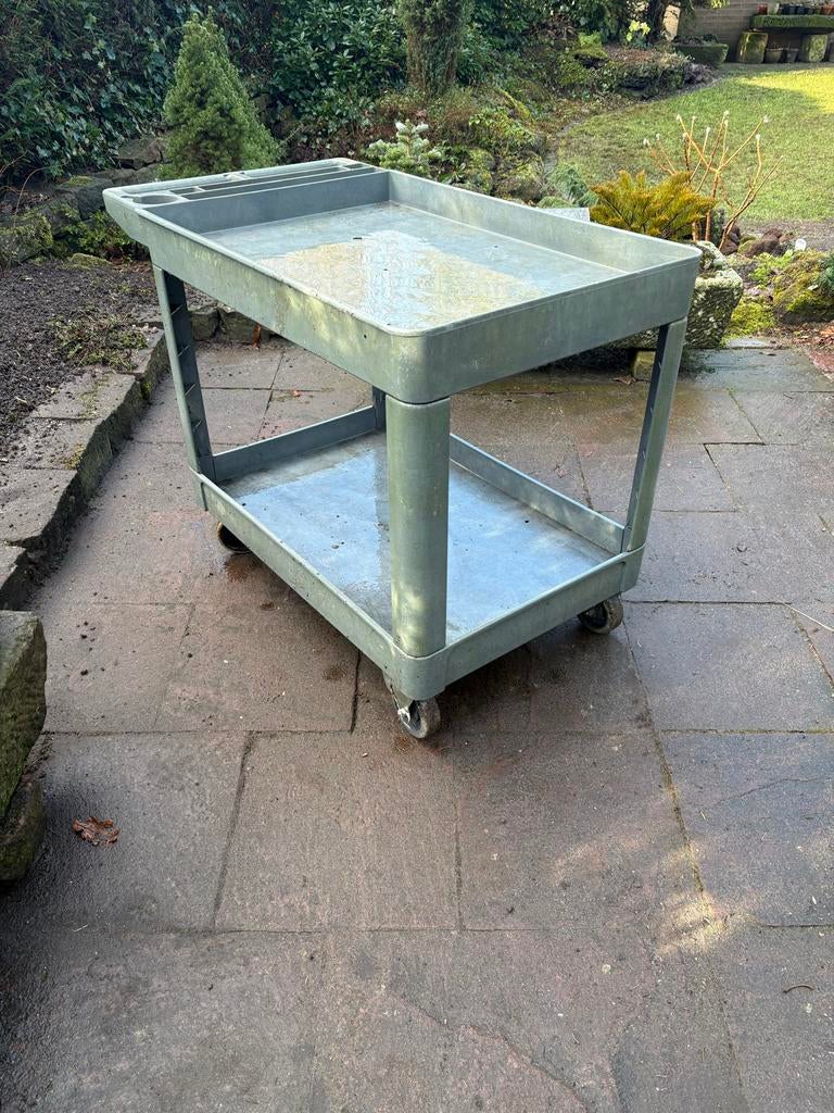 Tuinkar / Plantenkar met 2 Niveaus, Ophalen of Verzenden, Gebruikt