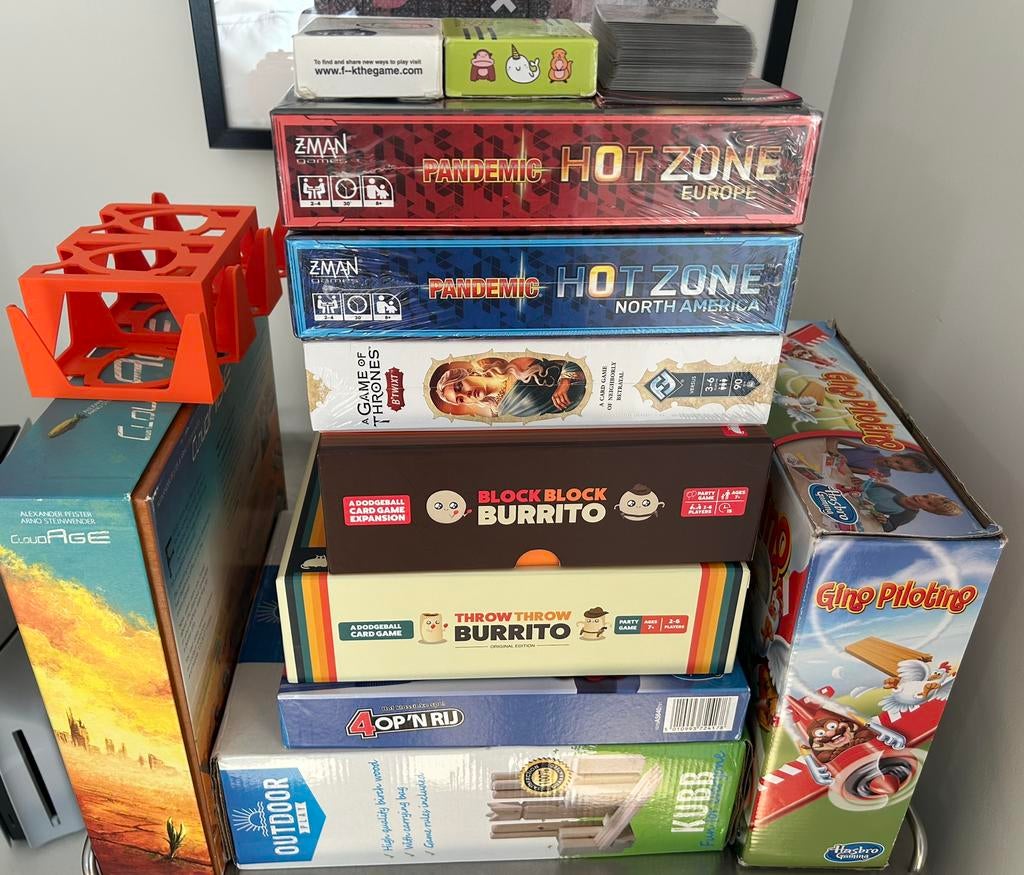 Board games and card games, Ophalen, Zo goed als nieuw