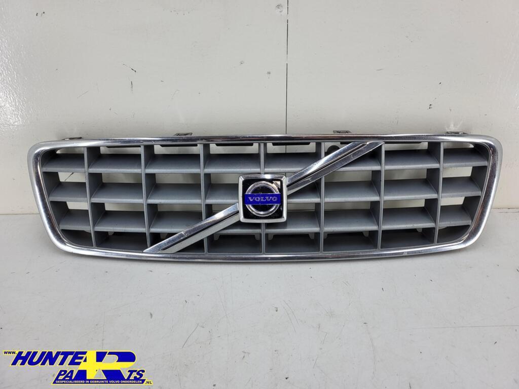 Grille origineel chroom Volvo XC70 II ('02-'07) 9190986, Auto-onderdelen, Carrosserie en Plaatwerk, Volvo, Gebruikt, Ophalen of Verzenden