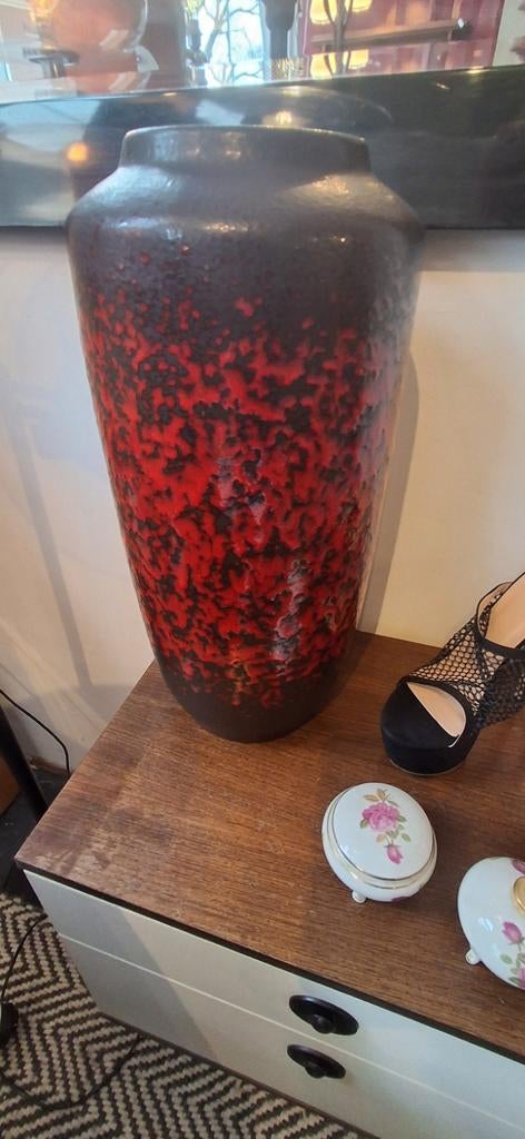 Vintage Grote West Germany Vaas, Huis en Inrichting, Woonaccessoires | Vazen, Scheurich, Gebruikt, Info@scheurich.de, Aardewerk of Porselein