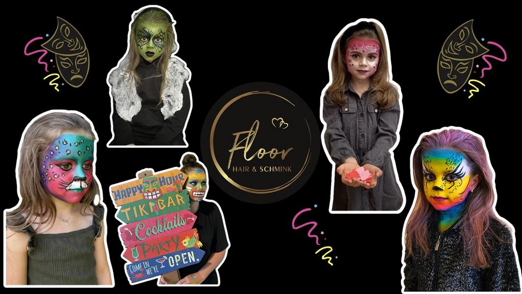 Schminken Floor Hair & Schmink, Schmink- of Themafeestjes