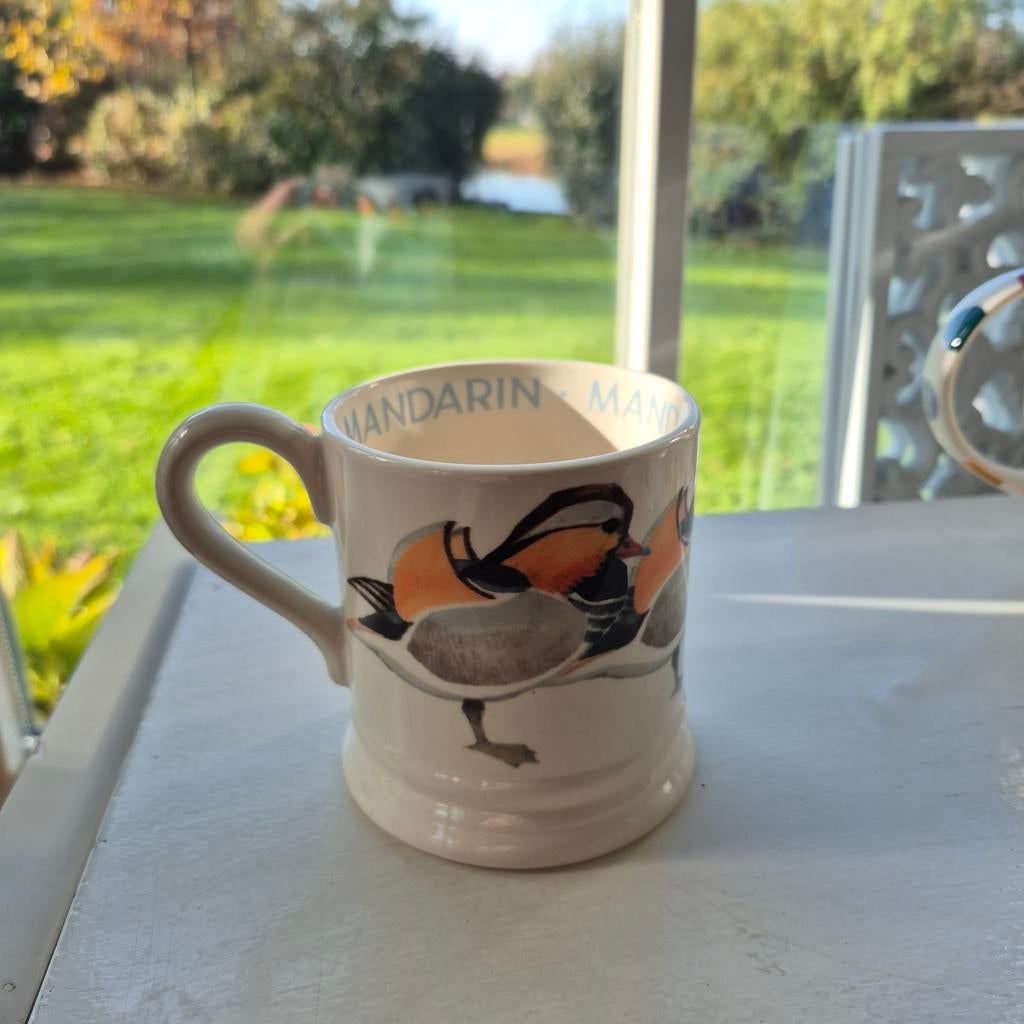 Emma Bridgewater mok 0.5 1/2pt Mandarin Duck, Huis en Inrichting, Keuken | Servies, Zo goed als nieuw, Kop(pen) en/of Schotel(s)
