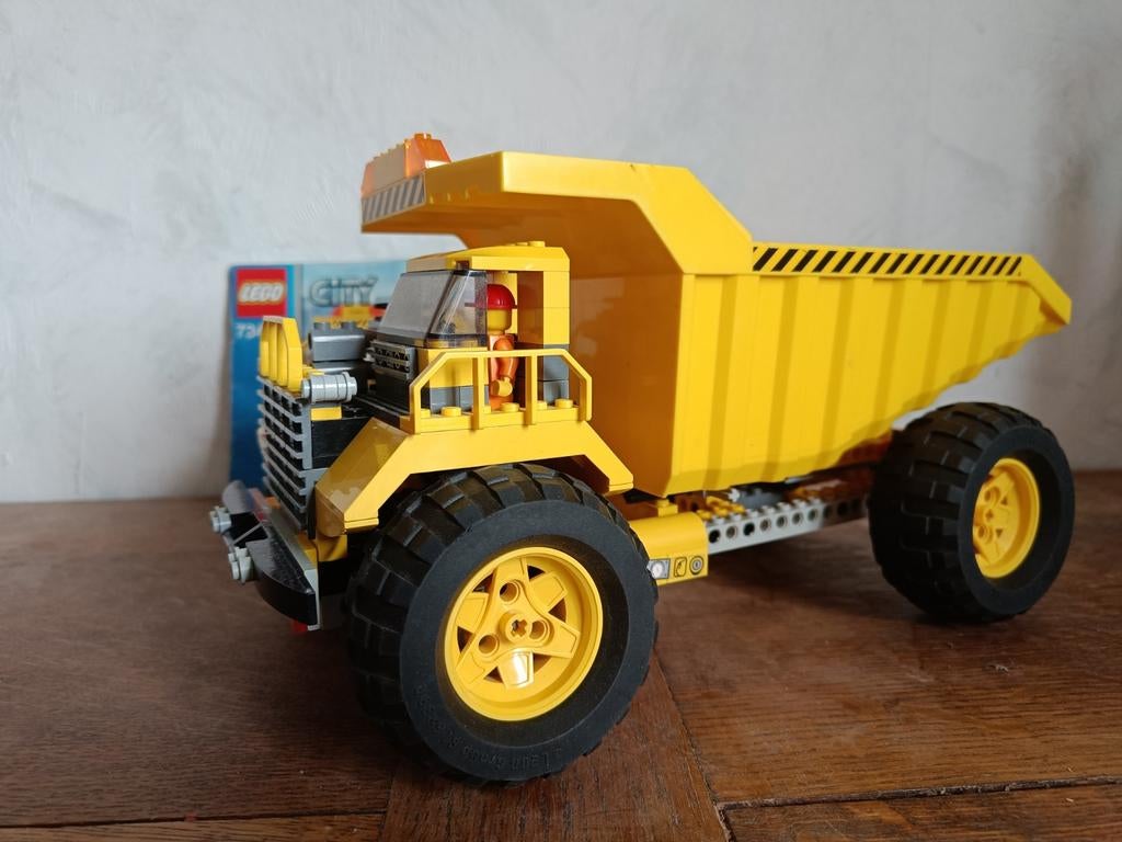 Lego City 7344 - dumptruck, Ophalen of Verzenden, Gebruikt, Complete set, Lego