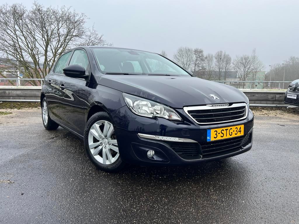 Peugeot 308 1.6 THP 125pk Blauw CARPLAY/ANDROID AUTO, Auto's, Zwart, 4 cilinders, Blauw, 49 €/maand