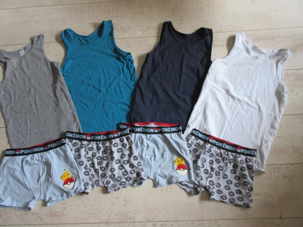 Set ondergoed met Pokémon boxer shorts maat 146-162, Kinderen en Baby's, Kinderkleding | Maat 146, Ophalen of Verzenden, Gebruikt