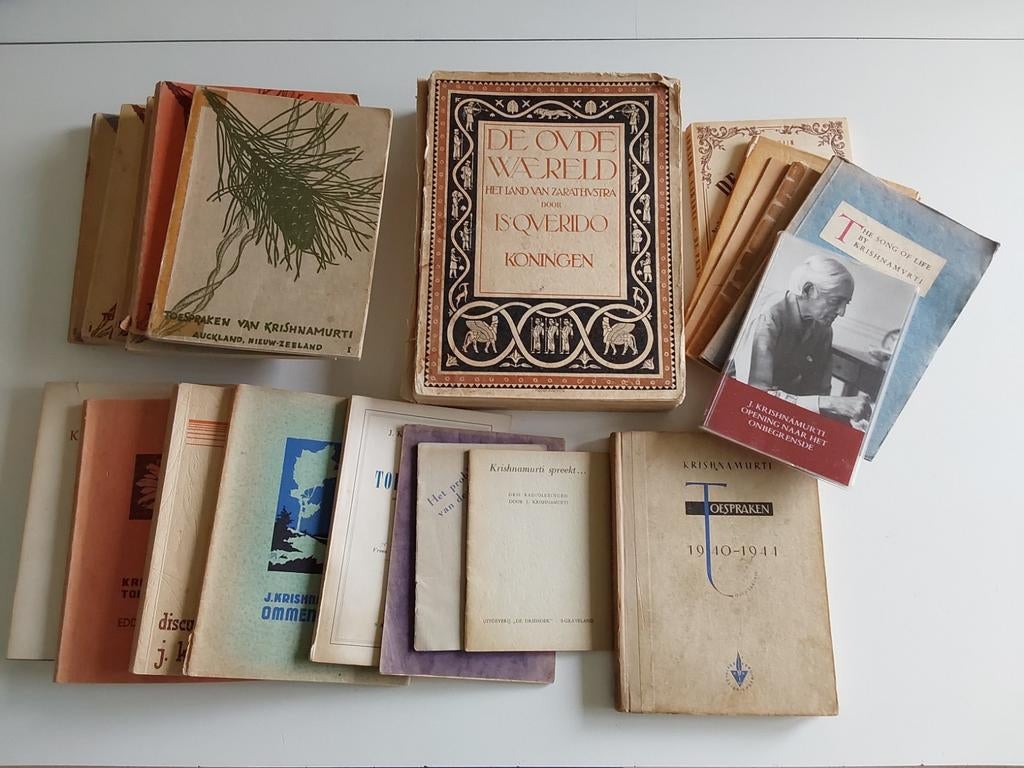 Filosoof Krishnamurti boeken en een boek over Zarathustra, Ophalen of Verzenden