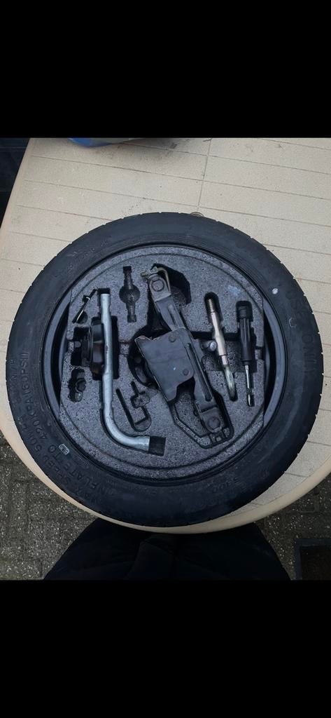 Thuiskomer vw steek 5x112 r16 inch  met krik en gereedschap, Ophalen of Verzenden, Nieuw, Seat