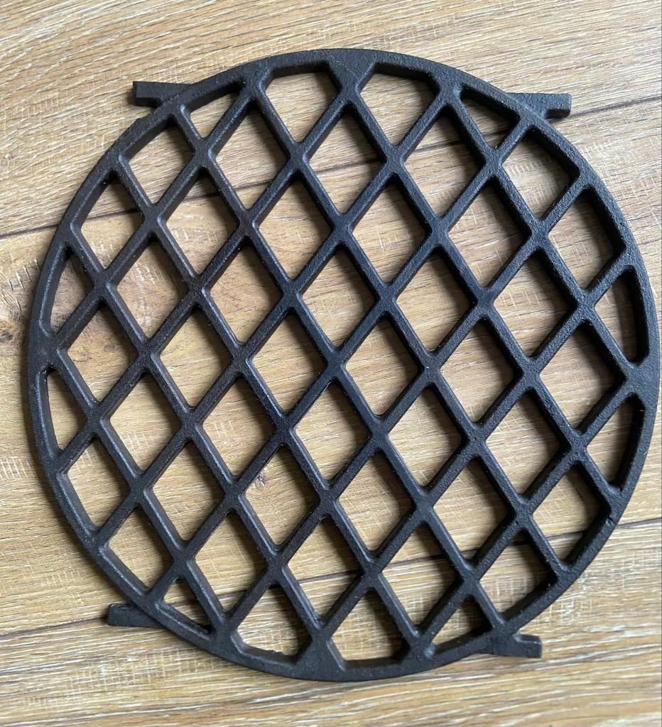 Gietijzeren rooster 30 cm, Tuin en Terras, Barbecue-accessoires, Ophalen, Gebruikt