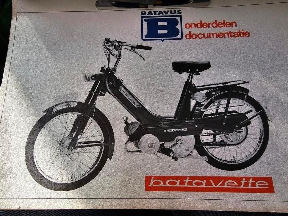 BATAVUS BATAVETTE MAP/BOEK ORIGINEEL, Ophalen of Verzenden, Gebruikt