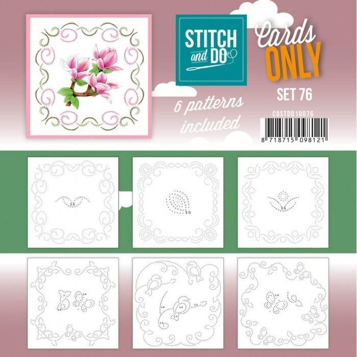 Stitch and Do Cards only 76 en 6 verschillende oplegkaartjes, Hobby en Vrije tijd, Kaarten | Zelf maken, Blanco kaart of Basiskaart