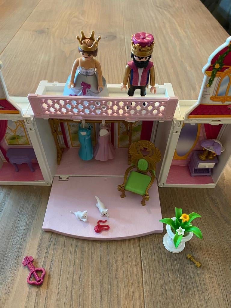 Playmobil Huisje 4898 - Prinsessen Kasteel, Kinderen en Baby's, Speelgoed | Playmobil, Ophalen of Verzenden, Gebruikt, Complete set