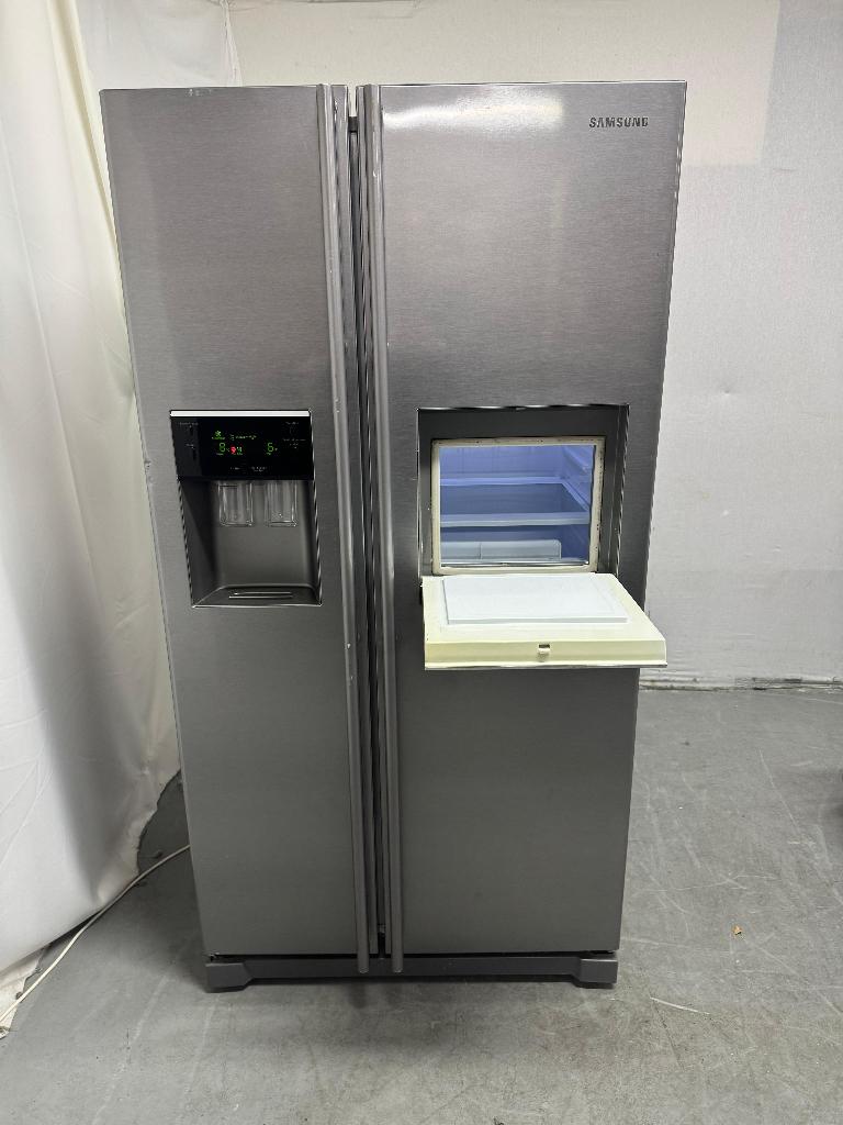 Amerikaasne Koelkast Samsung A+, Gebruikt, 200 liter of meer, 60 cm of meer, Met aparte vriezer